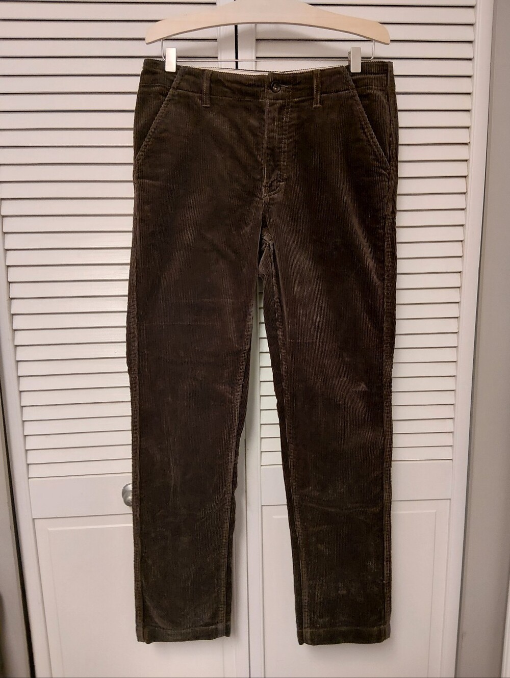 Taylor Stitch Brown Wale Corduroy Slim  Pants(see Description For Sizing)